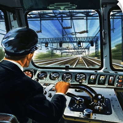 Driving an electric train