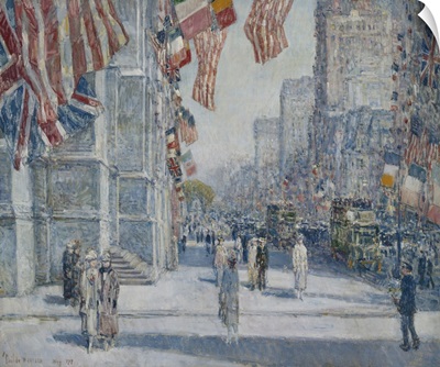 Early Morning On The Avenue In May 1917, 1917