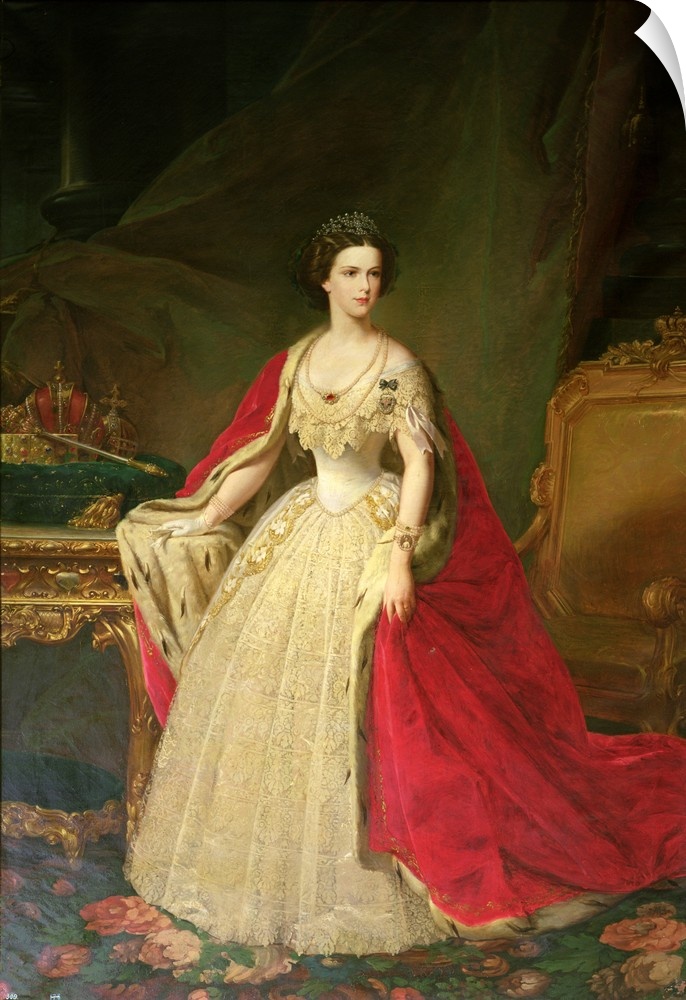 Empress Elizabeth (1837-98) of Bavaria by Giuseppe Sogni
