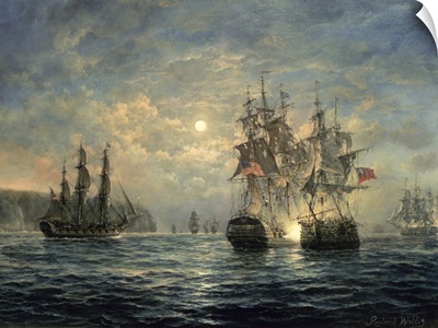 Engagement Between the Bonhomme Richard and the Serapis off Flamborough Head, 1779