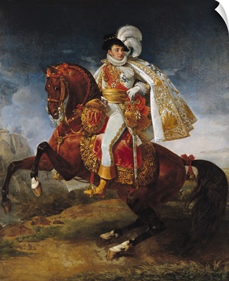 Equestrian Portrait of Jerome Bonaparte (1784-1860) 1808