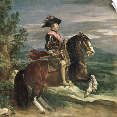 Equestrian Portrait of Philip IV (1605-65) c.1636