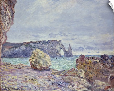 Etretat, The Beach And The Porte d'Aval, 1884