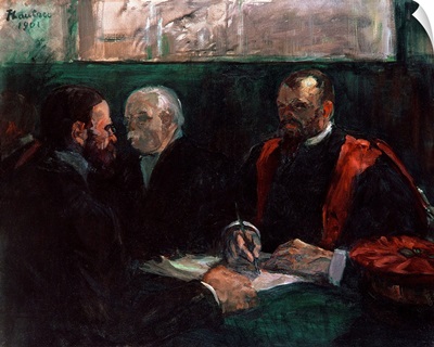 Examination at the Faculty of Medicine, 1901