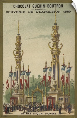 Exposition 1889 - Chocolate Souvenir