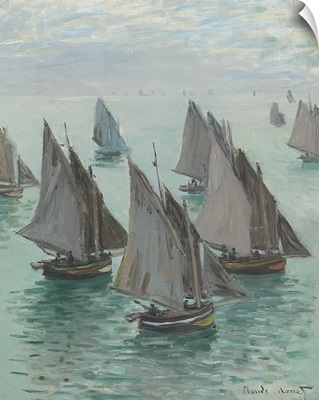Fishing Boats, Calm Sea, 1868