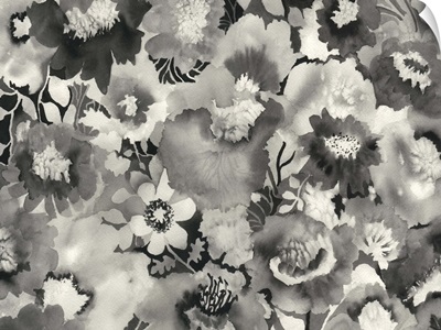 Floral in black and white