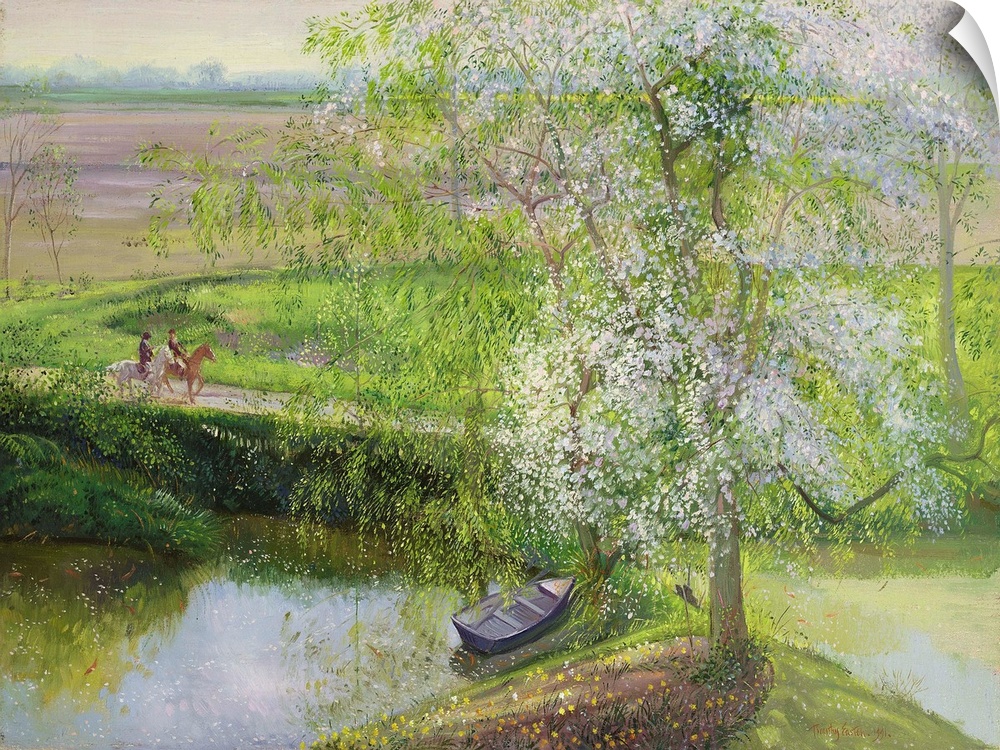 Flowering Apple Tree and Willow, 1991.