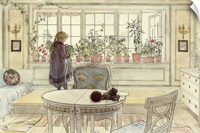 Flowers on the Windowsill, from 'A Home' series, c.1895