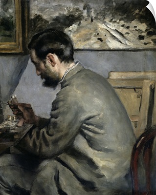 Frederick Bazille At His Easel, 1867
