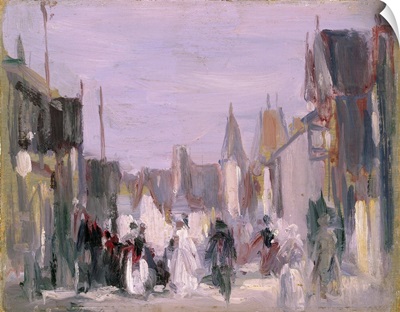 French Village With Figures, 1902-03