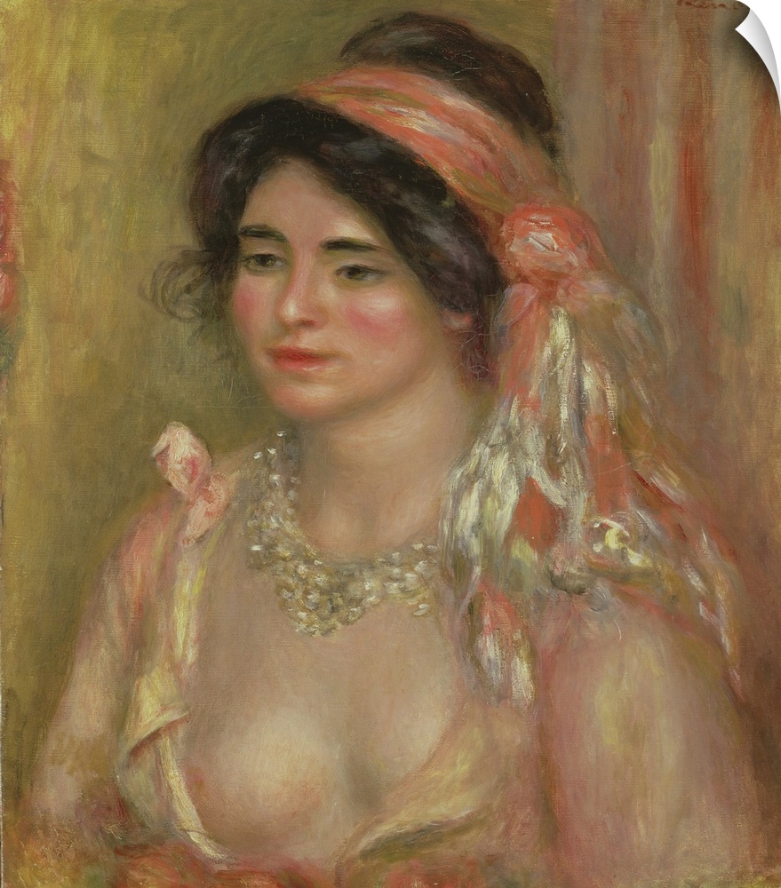 Gabrielle In Algerian Headdress, 1911 (Originally oil on canvas)