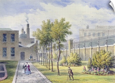 Garden of St. Thomas's Hospital, Southwark, London