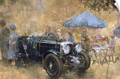 Garden party with the Bentley