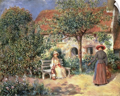 Garden Scene In Brittany, 1886