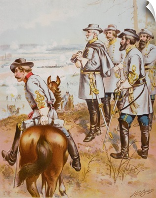 General Robert E. Lee at the Battle of Fredericksburg, 13th December 1862