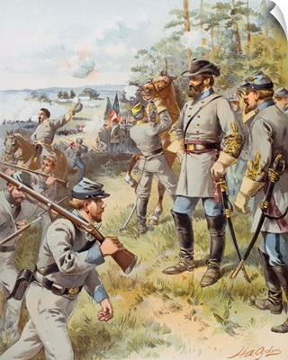 General Stonewall Jackson at the First Battle of Bull Run, 17th August, 1861
