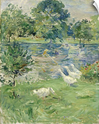 Girl In A Boat With Geese, 1889
