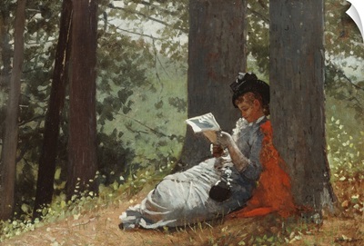 Girl Reading Under An Oak Tree, 1879