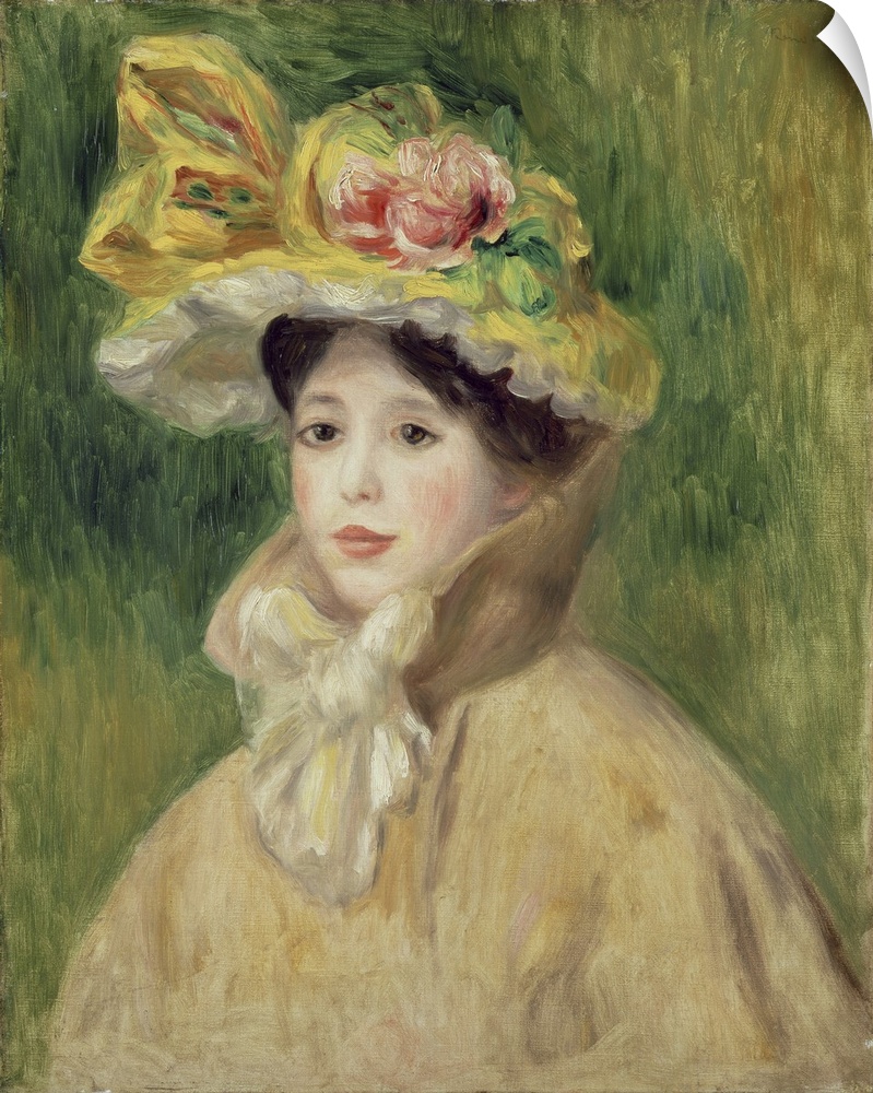 Girl With Yellow Cape, 1901 (Originally oil on canvas)