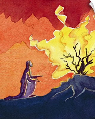 God speaks to Moses from the burning bush, 2004