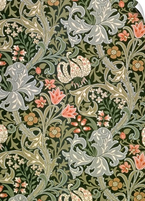 Golden Lily wallpaper, designed by John Henry Dearle for Morris and Company, 1897