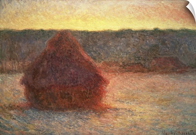 Haystacks At Sunset, Frosty Weather, 1891