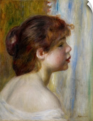 Head of a young woman, late 19th century