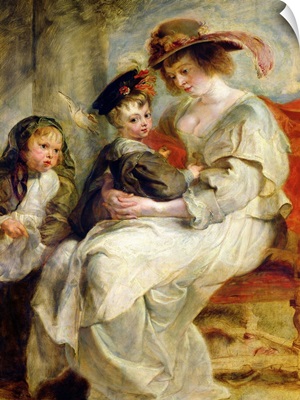 Helene Fourment (1614 73) with Two of her Children, Claire Jeanne and Francois, c.1636 37
