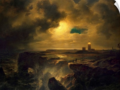 Helgoland in Moonlight, 1851
