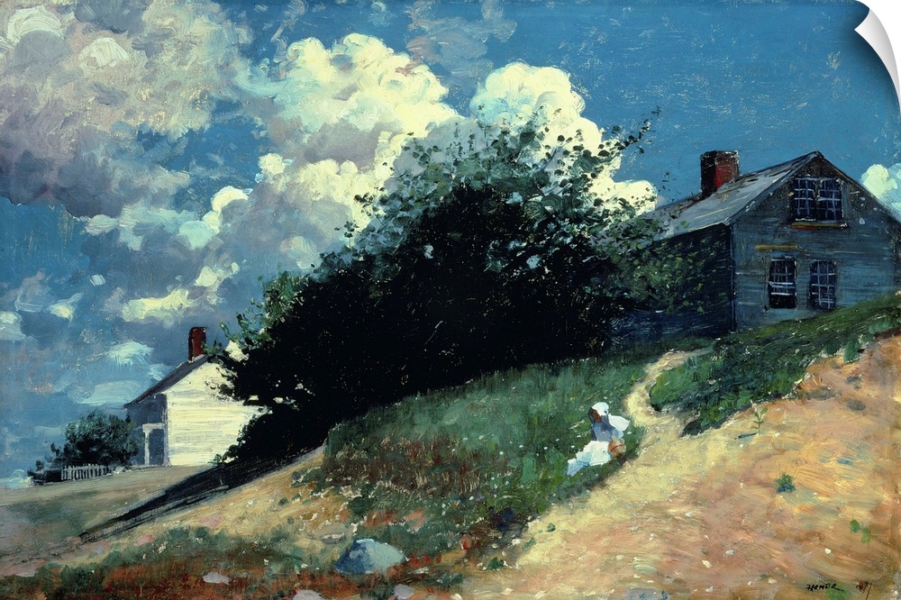 Houses on a Hill, 1879