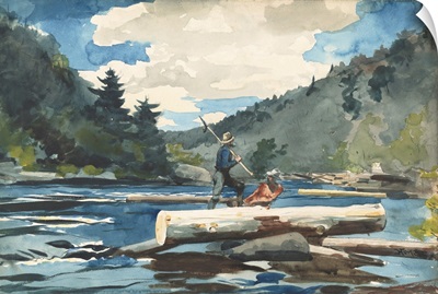 Hudson River - Logging, 1892