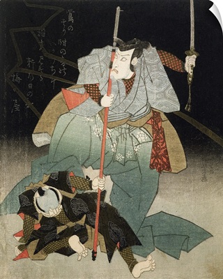 Ichikawa Danjuro VII Overpowering an Officer of the Law, c.1830-44