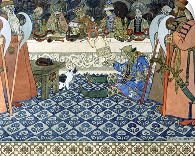Illustration for Alexander Pushkin's 'Fairytale of the Tsar Saltan', 1905