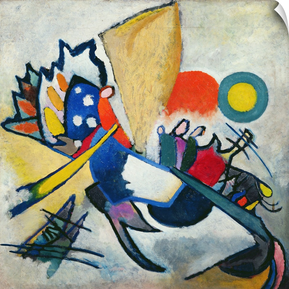 Improvisation 209, 1917 (originally oil on canvas) by Kandinsky, Wassily (1866-1944)
