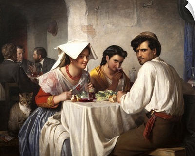 In a Roman Osteria, 1866
