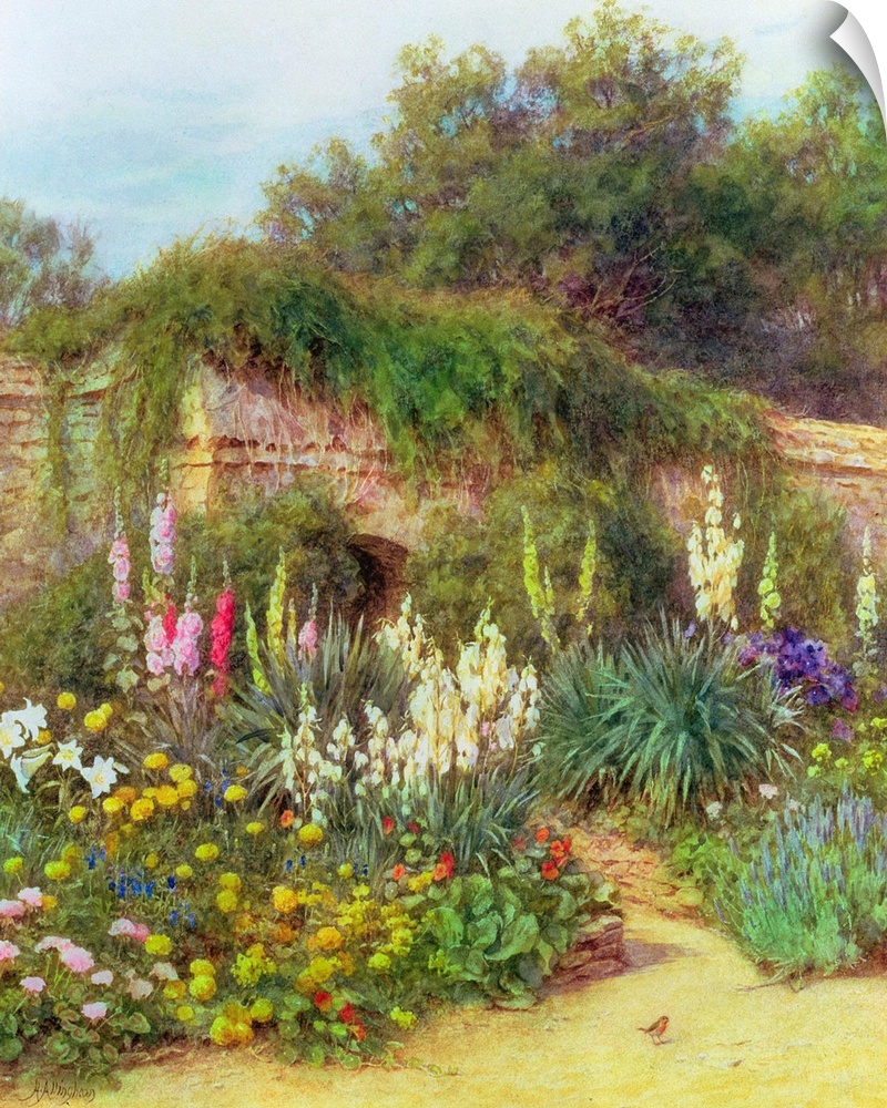 In Munstead Wood Garden, Gertrude Jekyll's Garden, Godalming, Surrey (pencil