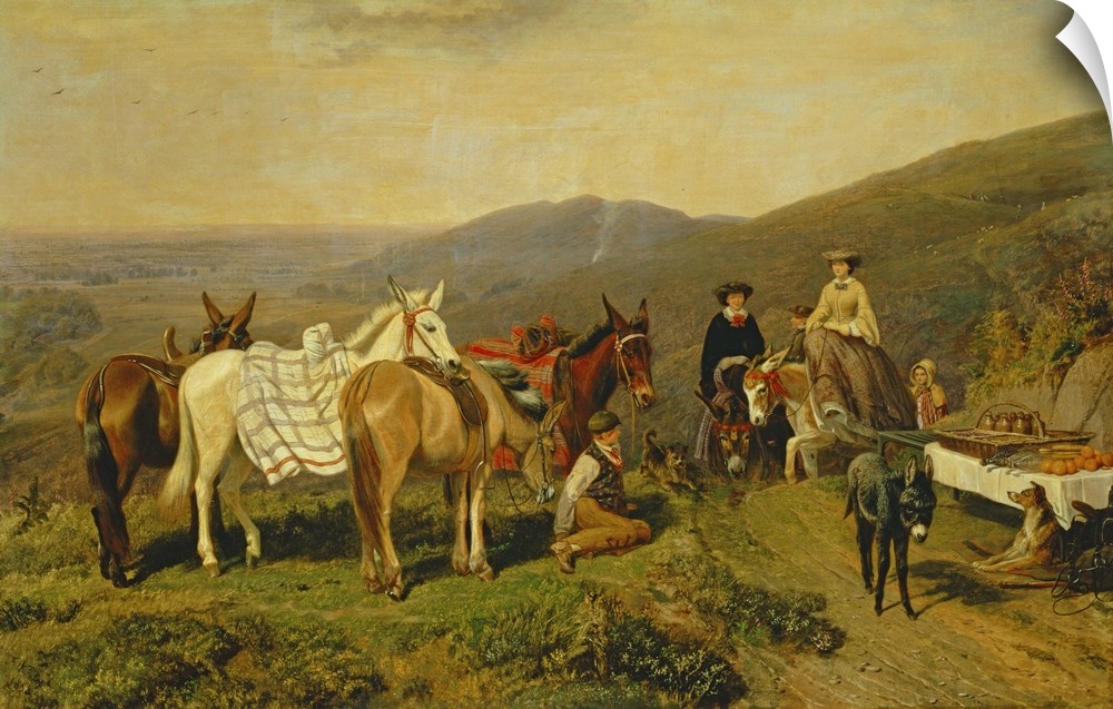 BAL13898 In the Malvern Hills, 1858 by Keyl, Friedrich Wilhelm (1823-71); Private Collection; German,  out of copyright