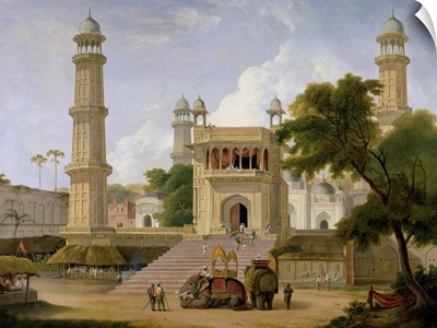 Indian Temple, said to be the Mosque of Abo-ul-Nabi, Muttra, 1827