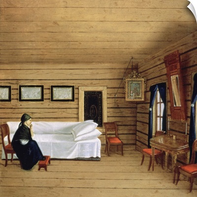 Interior with a seated woman