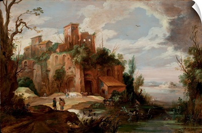 Italian Landscape With Ruins