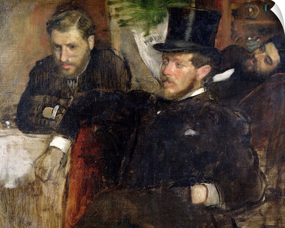 XIR33374 Jeantaud, Linet and Laine, 1871 (oil on canvas)  by Degas, Edgar (1834-1917); 38x46 cm; Musee d'Orsay, Paris, Fra...