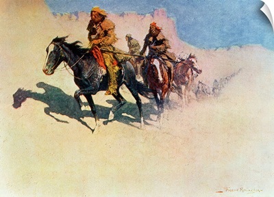 Jedediah Smith making his way across the desert, 1906