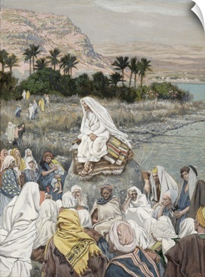 Jesus Preaching by the Seashore, illustration for 'The Life of Christ', c.1886-96