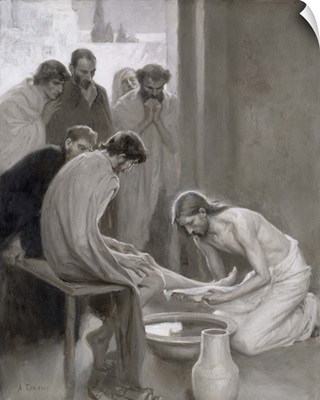 Jesus Washing the Feet of his Disciples, 1898