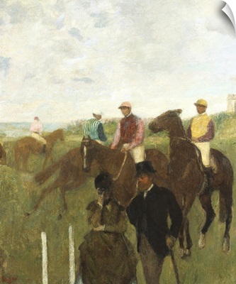Jockeys at the Racecourse
