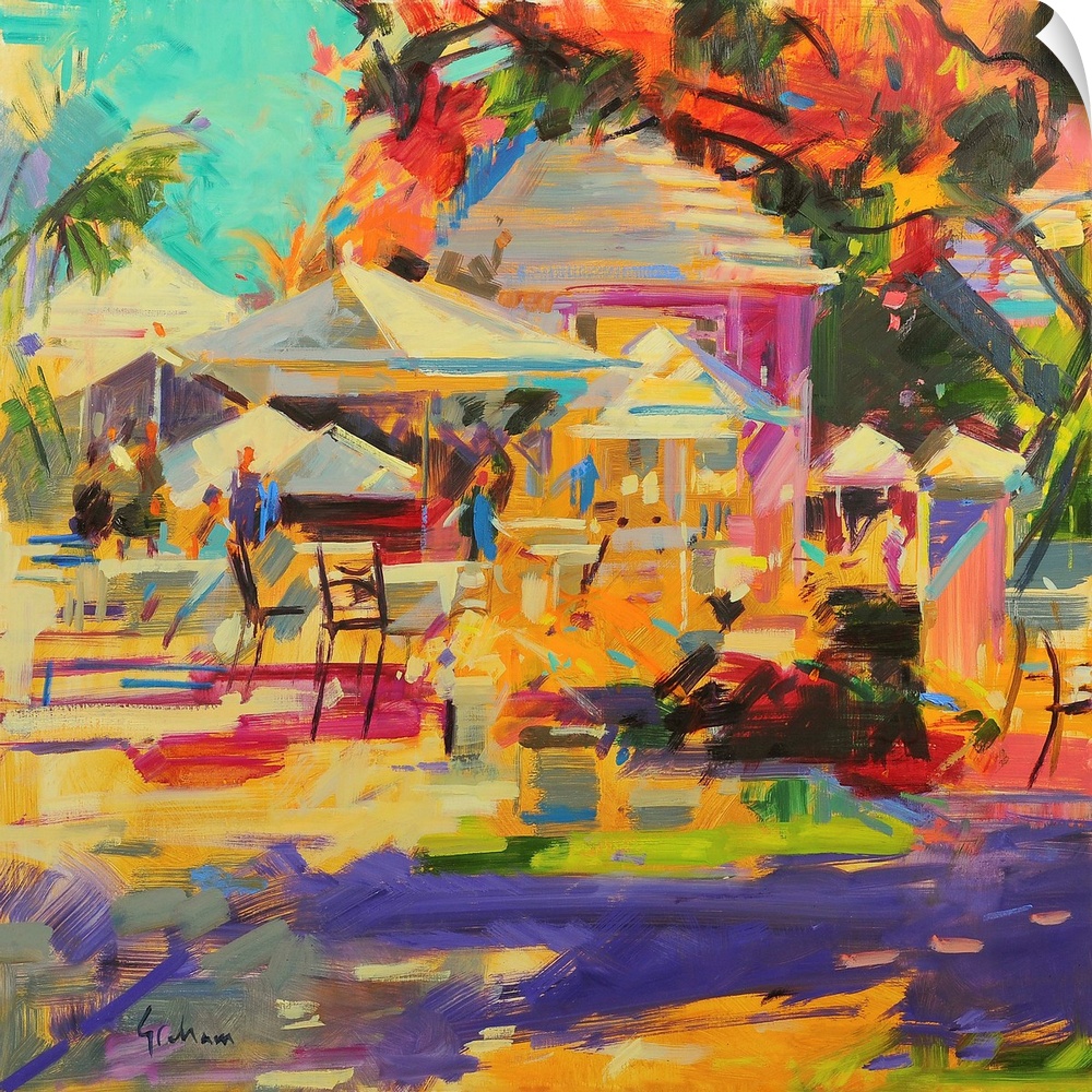 King's Point, Bermuda (originally oil on canvas) by Graham, Peter