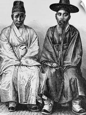 Koreans, from 'The History of Mankind', 1898