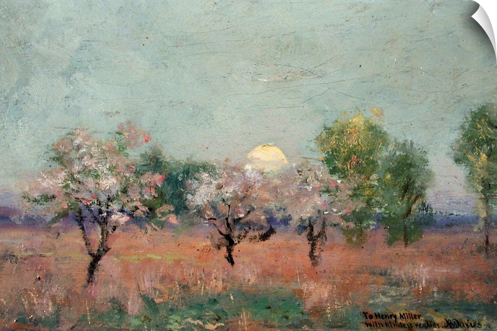 Landscape (oil on canvas) by Davies, Arthur Bowen (1862-1928)