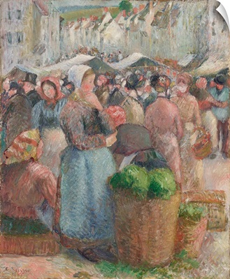 Le Marche De Gisors, Grande-Rue, 1885
